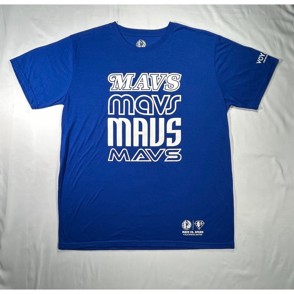 Dallas Mavericks NBA Basketball short sleeve T-shirt Size men's‎ XL